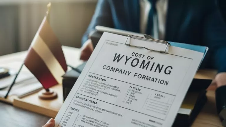 Was kostet eine Firmengründung in Wyoming? Gebühren